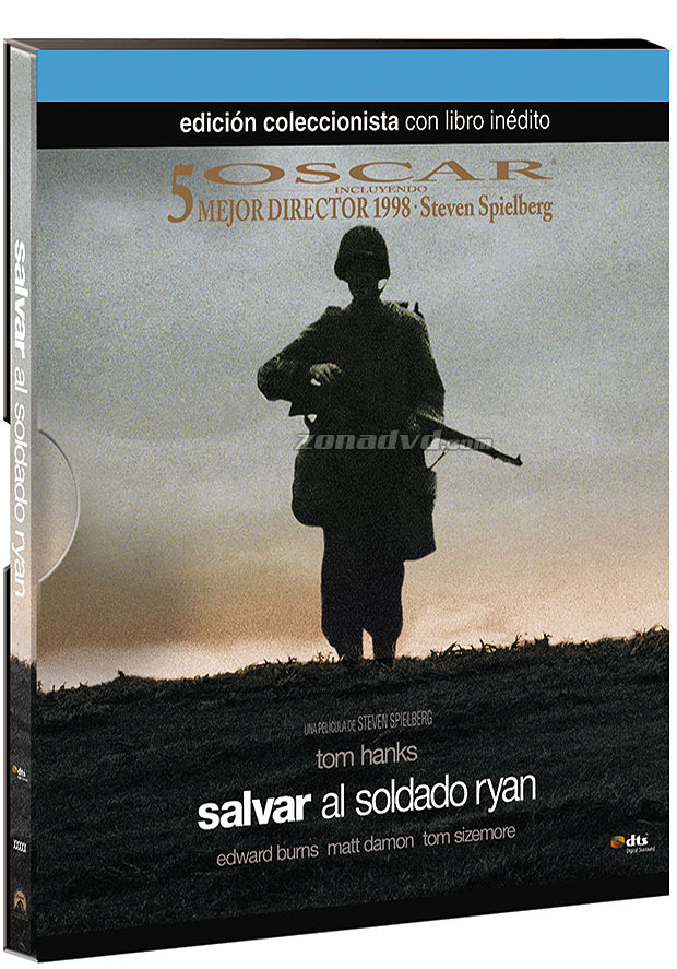 carátula Salvar al Soldado Ryan + Libro Inédito Blu-ray 1