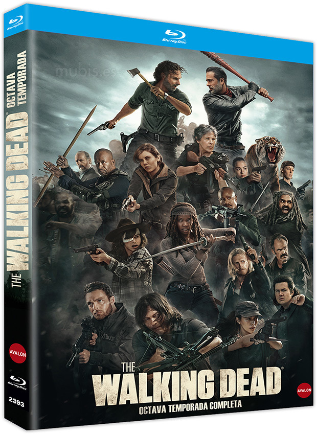 carátula The Walking Dead - Octava Temporada Blu-ray 2