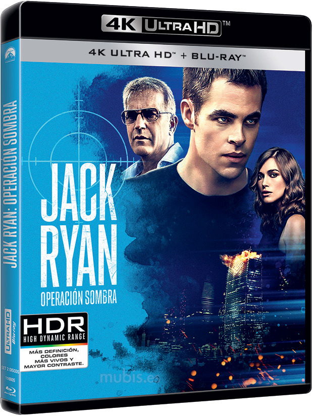 carátula Jack Ryan: Operación Sombra Ultra HD Blu-ray 1