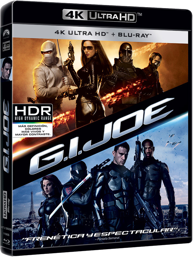 carátula G.I. Joe Ultra HD Blu-ray 1