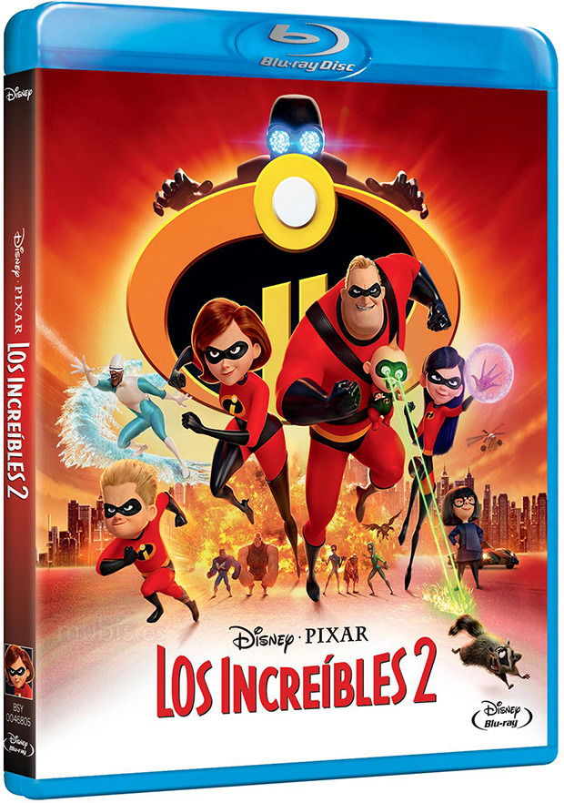 carátula Los Increíbles 2 Blu-ray 1