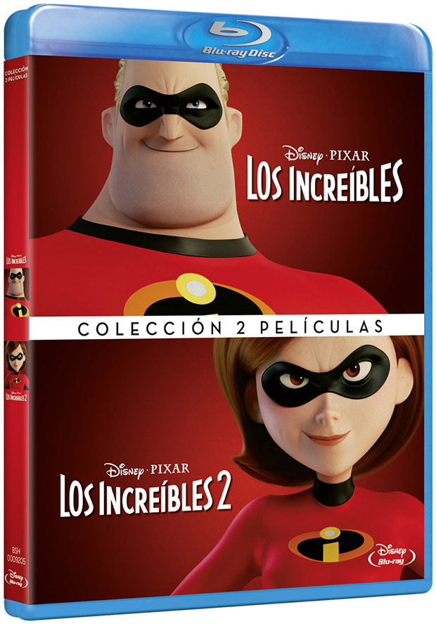 carátula Pack Los Increíbles + Los Increíbles 2 Blu-ray 1