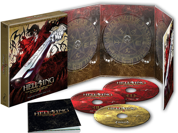 carátula Hellsing Ultimate OVAS 1 a 10 - Edición Coleccionista Blu-ray 1
