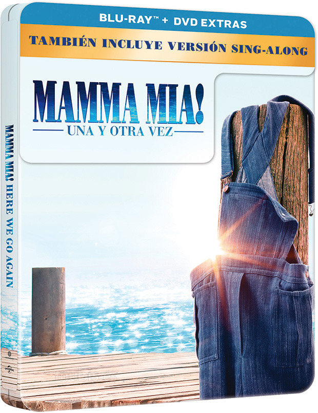 carátula Mamma Mia! Una y otra vez - Edición Metálica Blu-ray 1