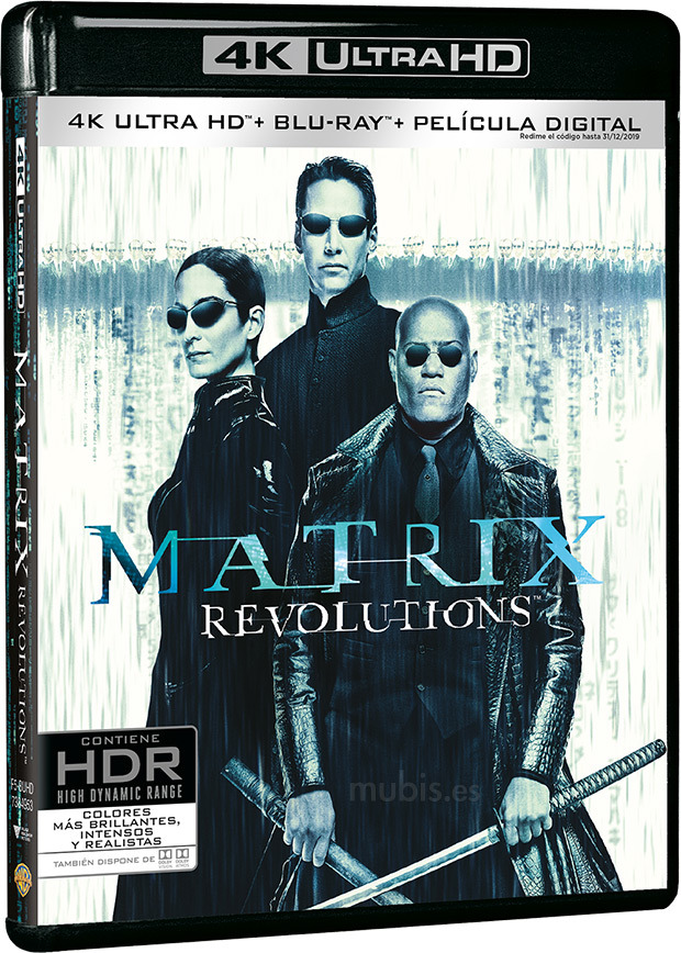 carátula Matrix Revolutions Ultra HD Blu-ray 1