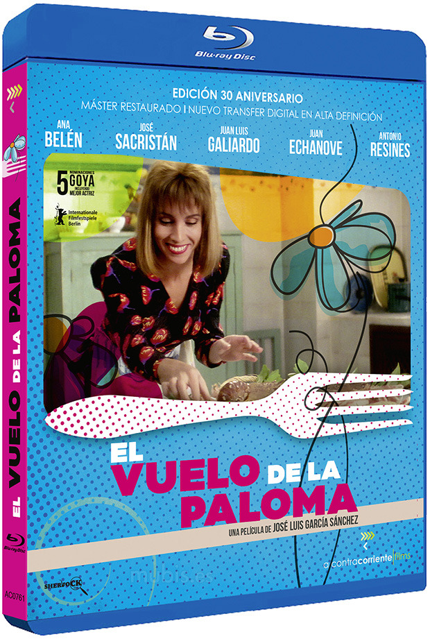 carátula El Vuelo de la Paloma Blu-ray 1
