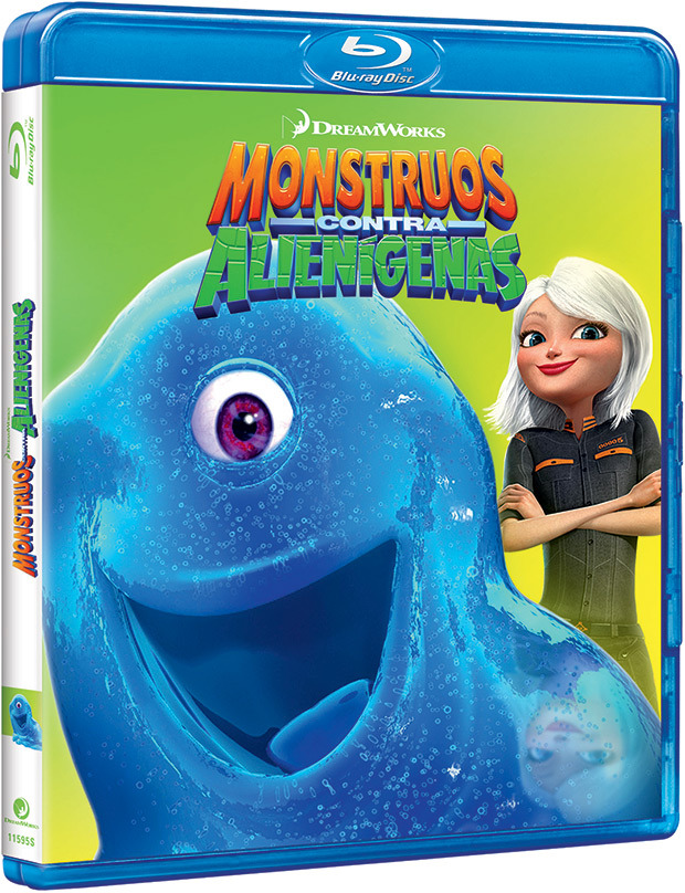 carátula Monstruos contra Alienígenas Blu-ray 1