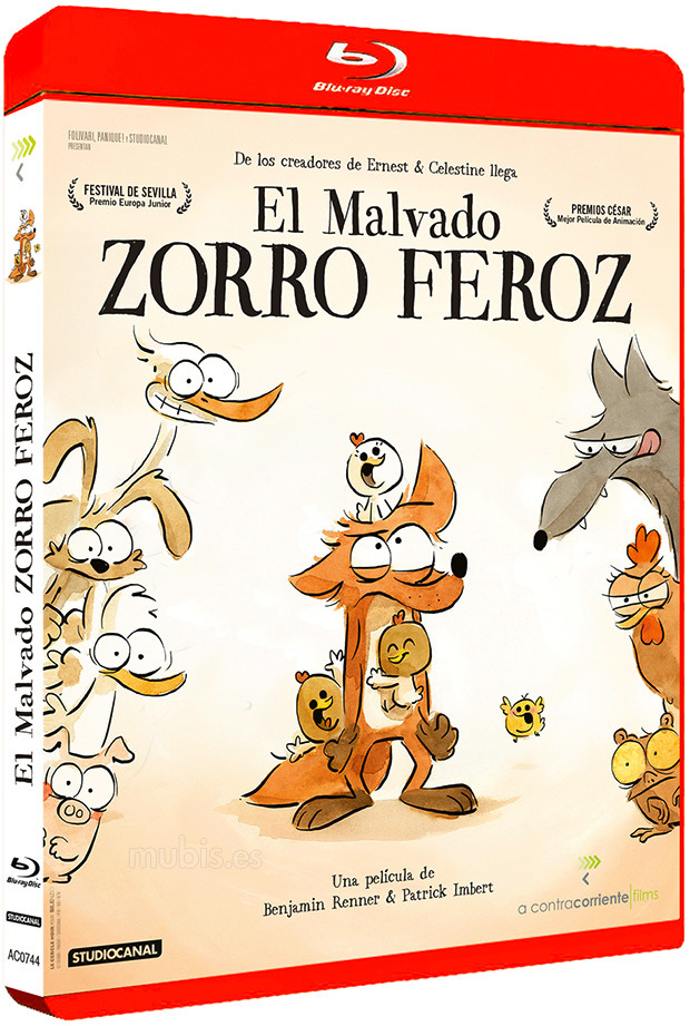carátula El Malvado Zorro Feroz Blu-ray 1