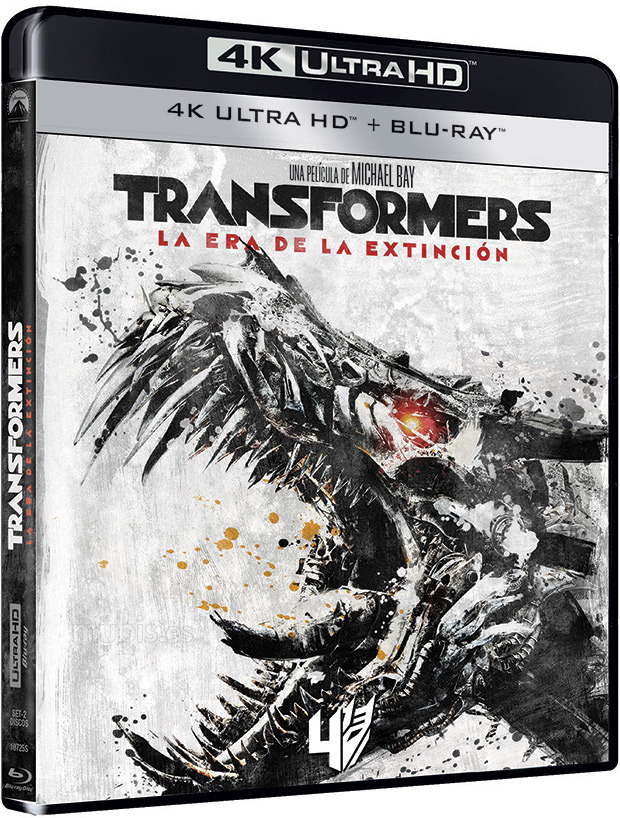 carátula Transformers: La Era de la Extinción Ultra HD Blu-ray 1