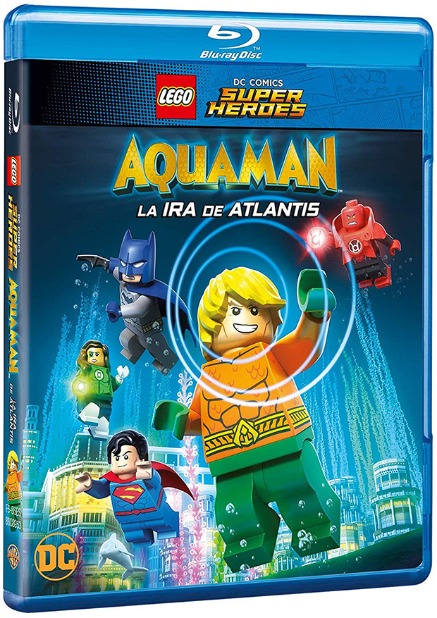carátula Lego DC: Aquaman, la Ira de Atlantis Blu-ray 1