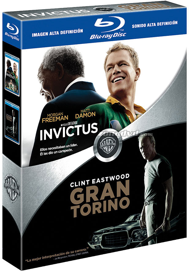 carátula Pack Invictus + Gran Torino Blu-ray 1
