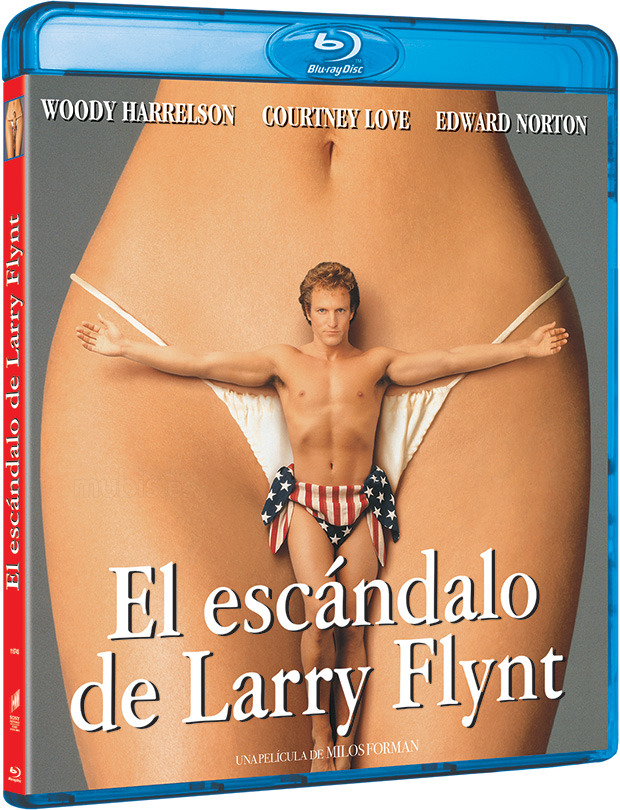 carátula El Escándalo de Larry Flynt Blu-ray 1