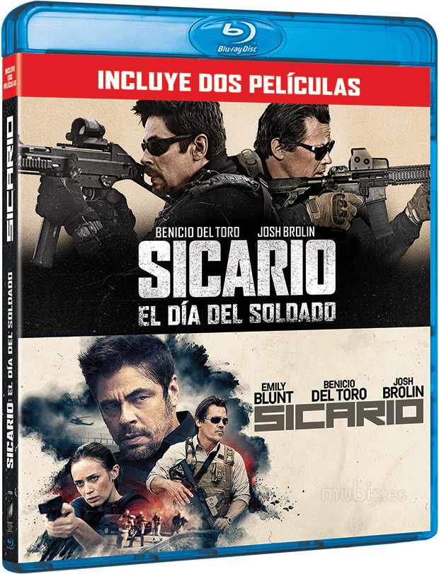 carátula Pack Sicario + Sicario: El Día del Soldado Blu-ray 1