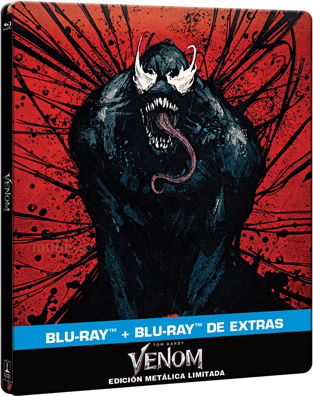 carátula Venom - Edición Metálica Blu-ray 1