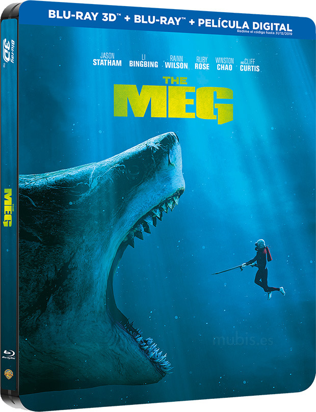 carátula Megalodón - Edición Metálica Blu-ray 3D 1