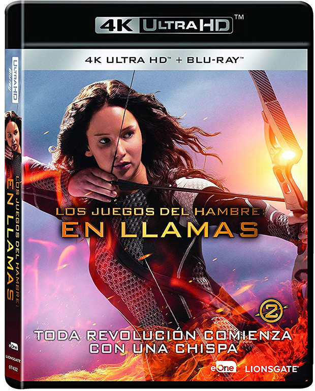 carátula Los Juegos del Hambre: En Llamas Ultra HD Blu-ray 1