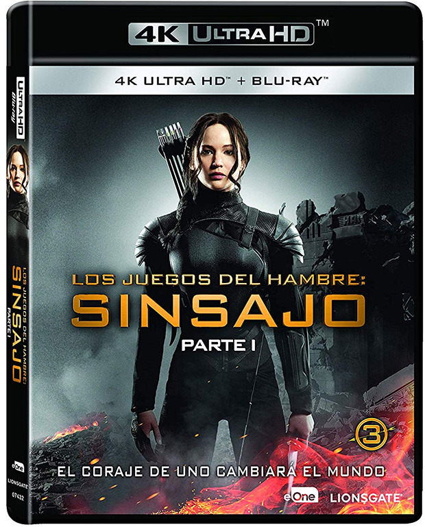 carátula Los Juegos del Hambre: Sinsajo. Parte 1 Ultra HD Blu-ray 1