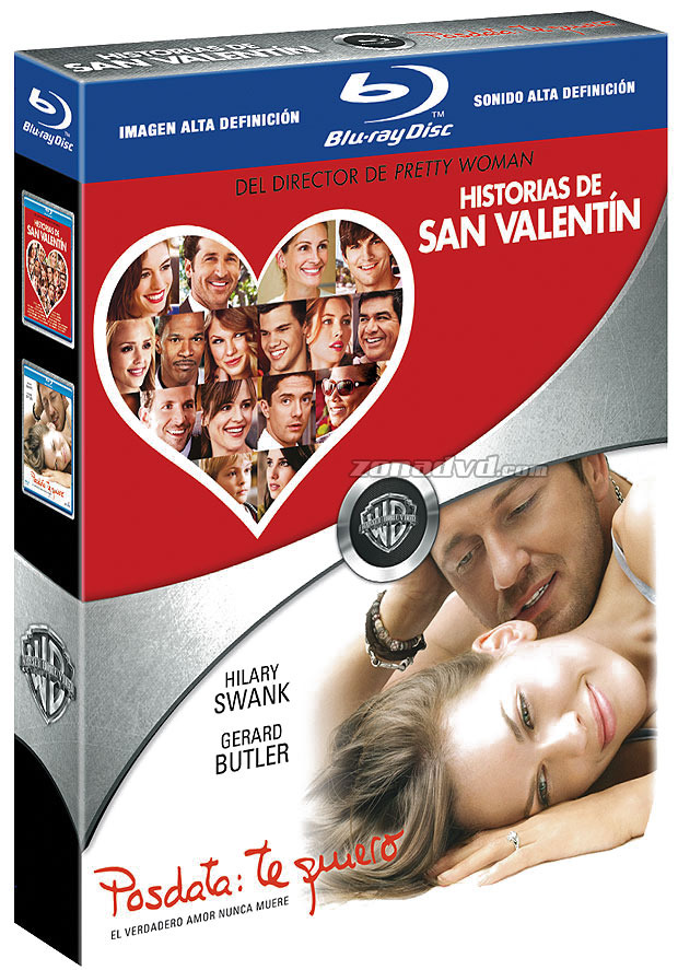 carátula Pack Historias de San Valentín + Posdata: Te Quiero Blu-ray 1