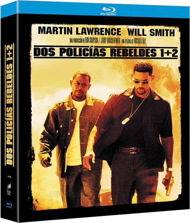carátula Pack Dos Policías Rebeldes I y II Blu-ray 1