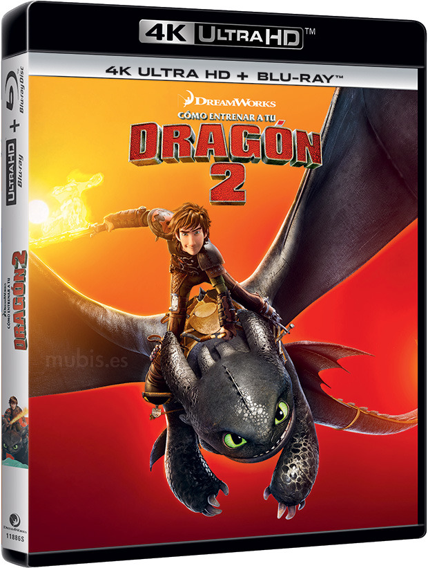 carátula Cómo Entrenar a tu Dragón 2 Ultra HD Blu-ray 1