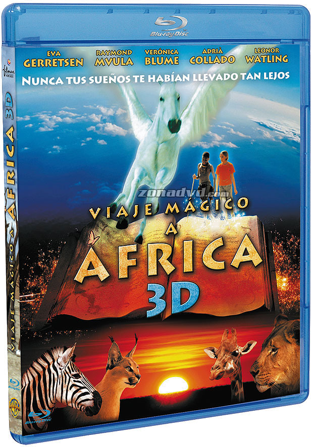 carátula Viaje Mágico a África Blu-ray 3D 1
