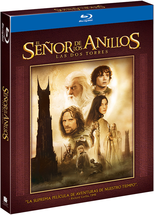 carátula El Señor de los Anillos: Las Dos Torres - Edición Libro Blu-ray 1