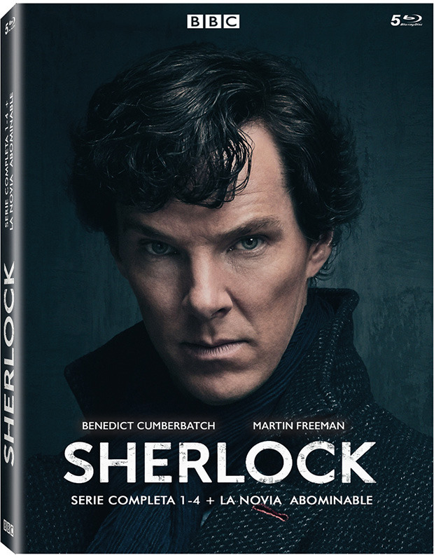 carátula Sherlock - Temporadas 1 a 4 + La Novia Abominable Blu-ray 1
