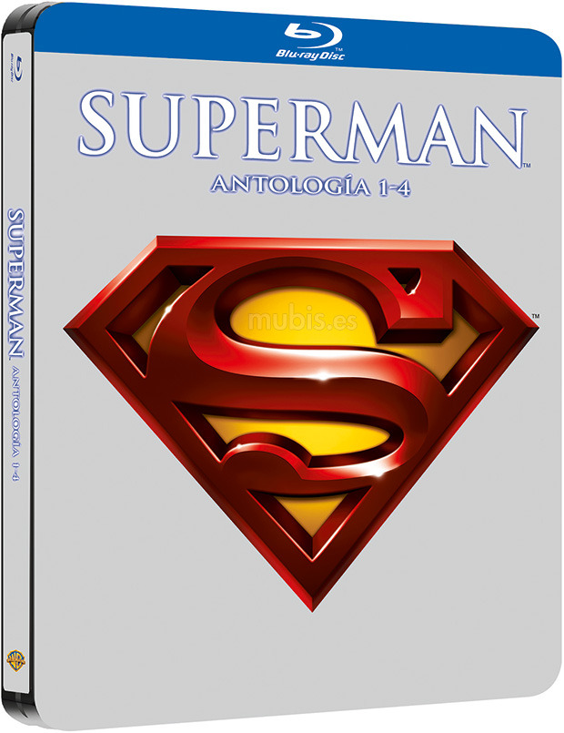 carátula Superman - Antología 1 a 4 (Edición Metálica) Blu-ray 1
