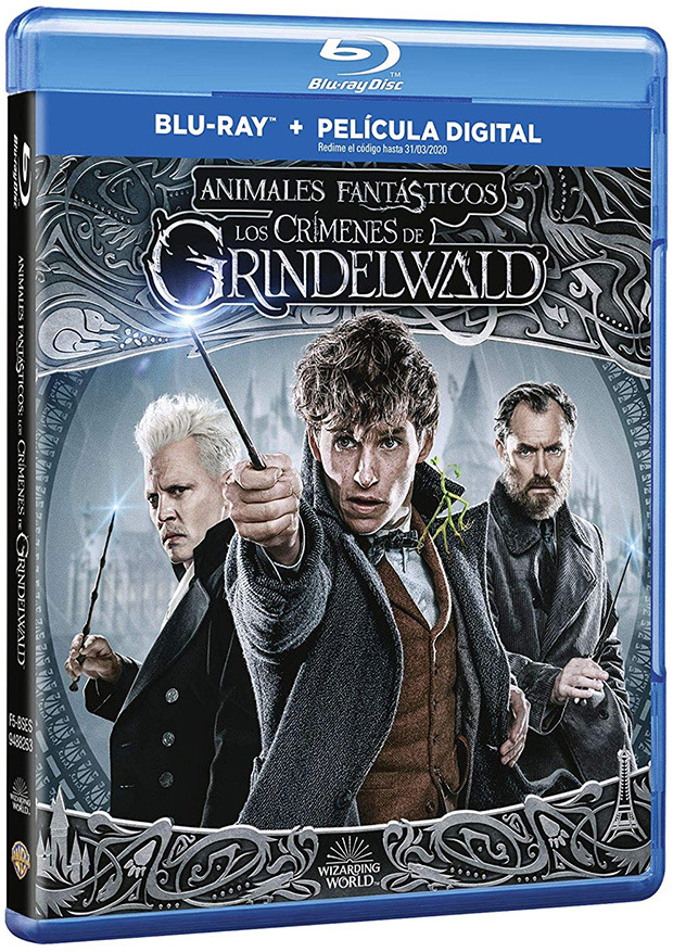 carátula Animales Fantásticos: Los Crímenes de Grindelwald Blu-ray 1