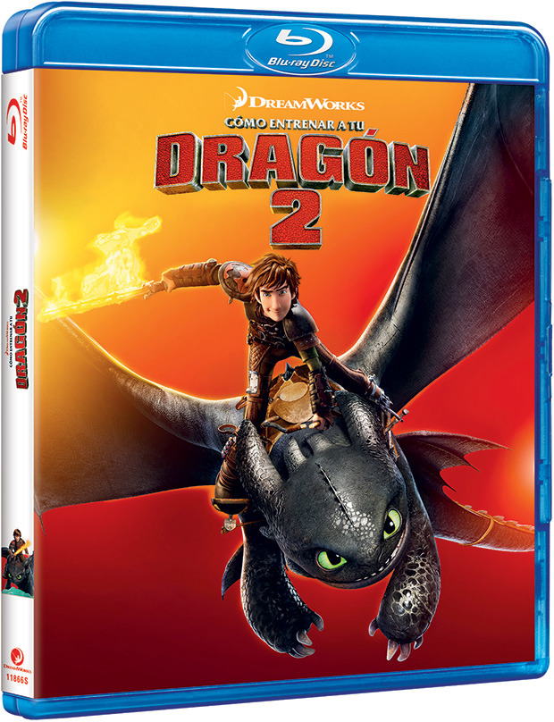 carátula Cómo Entrenar a tu Dragón 2 Blu-ray 1