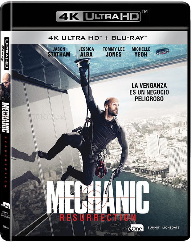 carátula Mechanic: Resurrection Ultra HD Blu-ray 1