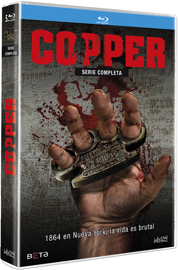 carátula Copper - Serie Completa Blu-ray 1