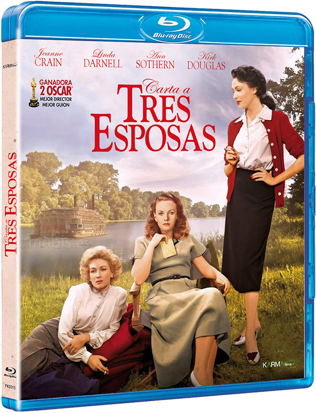 carátula Carta a Tres Esposas Blu-ray 1