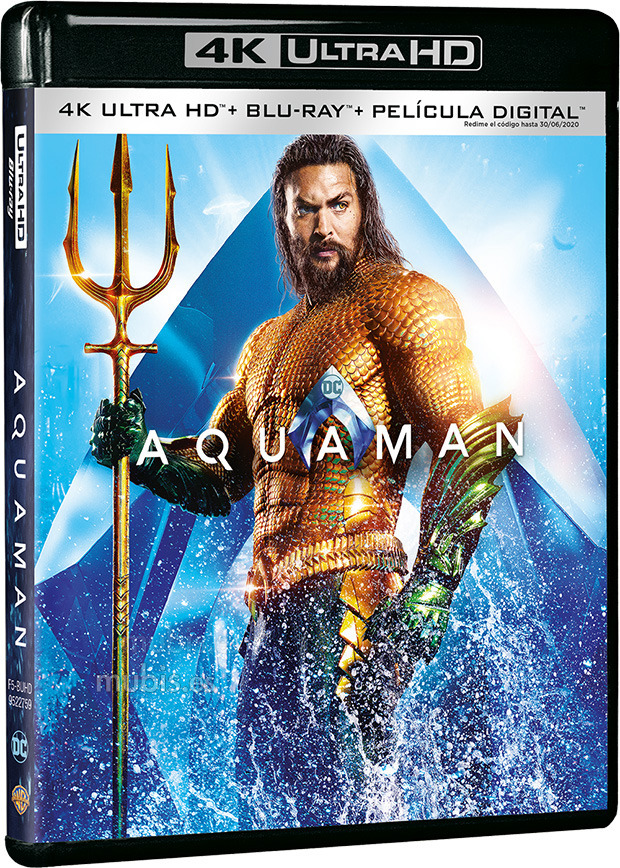 carátula Aquaman Ultra HD Blu-ray 1