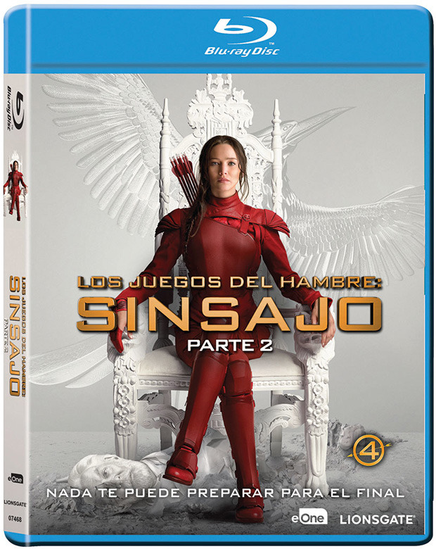 carátula Los Juegos del Hambre: Sinsajo. Parte 2 Blu-ray 1