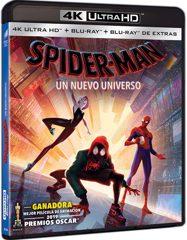 carátula Spider-Man: Un Nuevo Universo Ultra HD Blu-ray 1