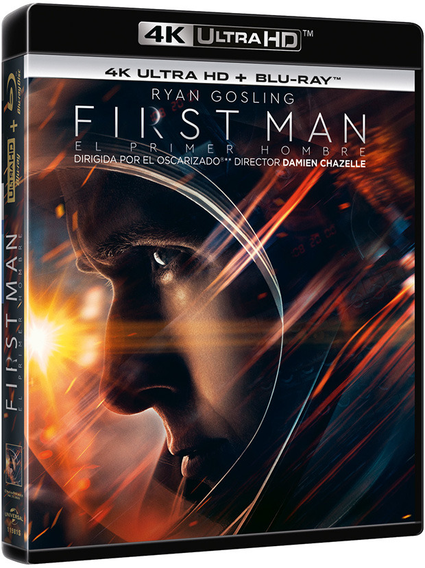 carátula First Man - El Primer Hombre Ultra HD Blu-ray 1