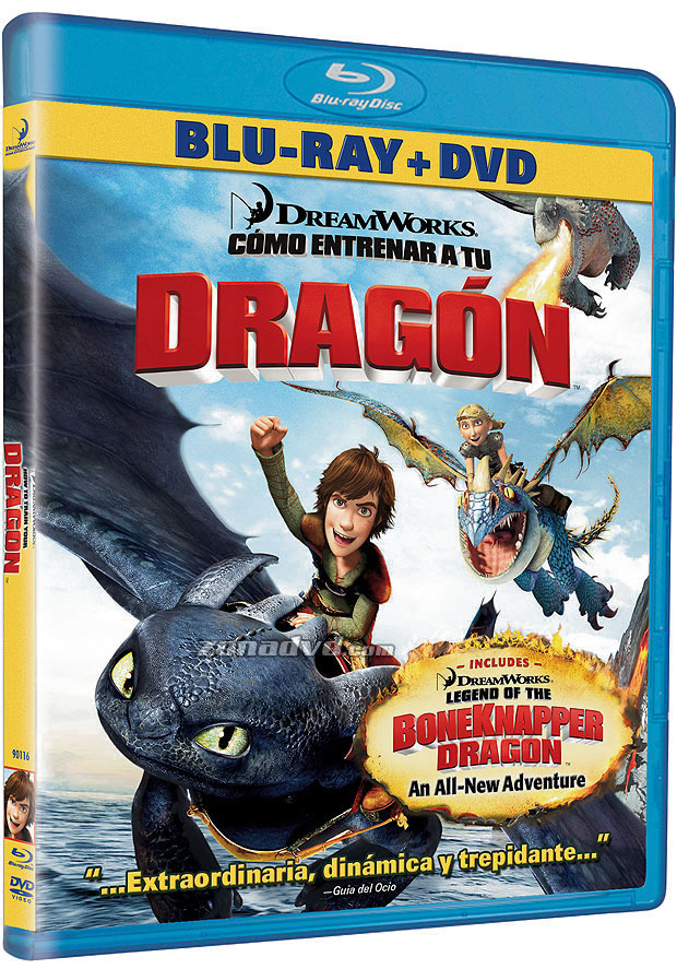 carátula Cómo Entrenar a tu Dragón Blu-ray 1