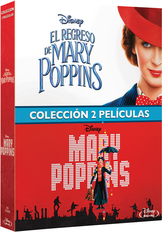 carátula Pack Mary Poppins + El Regreso de Mary Poppins Blu-ray 1