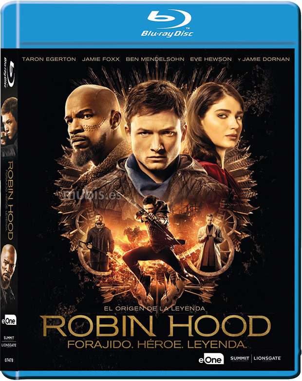 carátula Robin Hood. Forajido, Héroe, Leyenda Blu-ray 1