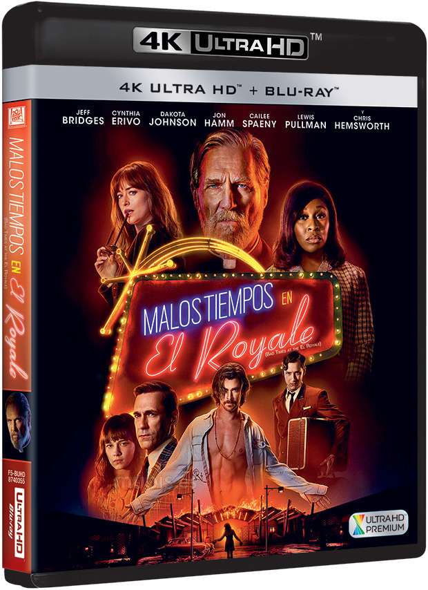 carátula Malos Tiempos en El Royale Ultra HD Blu-ray 1