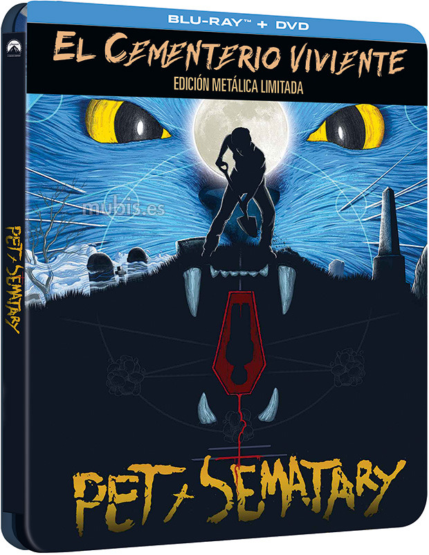 carátula Cementerio Viviente - Edición Metálica Blu-ray 1