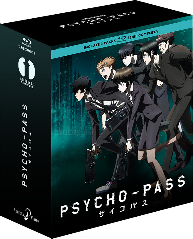 carátula Psycho-Pass - Serie Completa Blu-ray 1