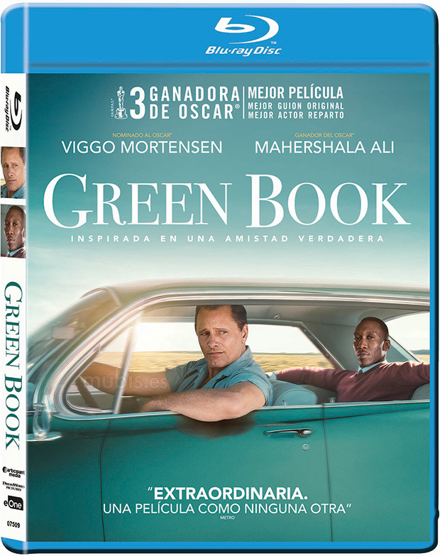 carátula Green Book Blu-ray 1