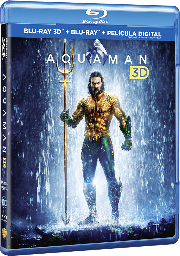 carátula Aquaman Blu-ray 3D 1