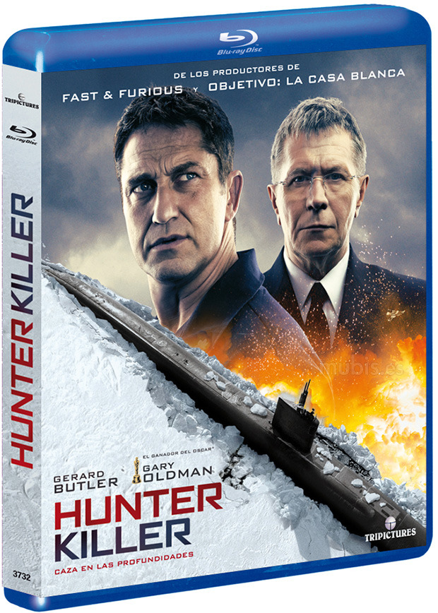 carátula Hunter Killer: Caza en las Profundidades Blu-ray 1