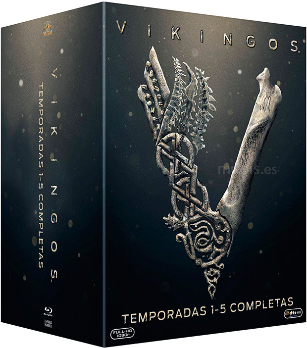 carátula Vikingos - Temporadas 1 a 5 Blu-ray 1