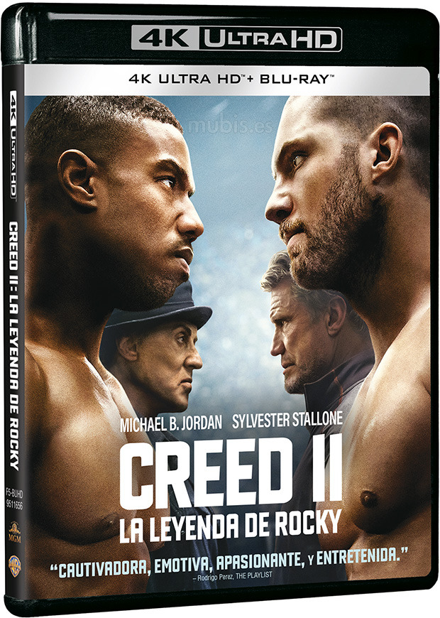 carátula Creed II: La Leyenda de Rocky Ultra HD Blu-ray 1