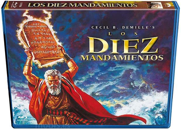 carátula Los Diez Mandamientos - Edición Horizontal Blu-ray 1