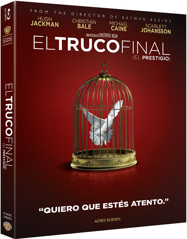 carátula El Truco Final (El Prestigio) (Iconic Moments) Blu-ray 1
